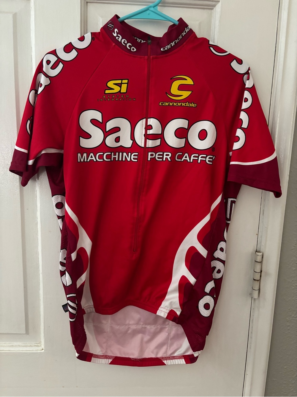 Saeco Red Men’s Cycling Jersey
